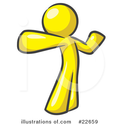 Royalty-Free (RF) Yellow Collection Clipart Illustration by Leo Blanchette - Stock Sample #22659