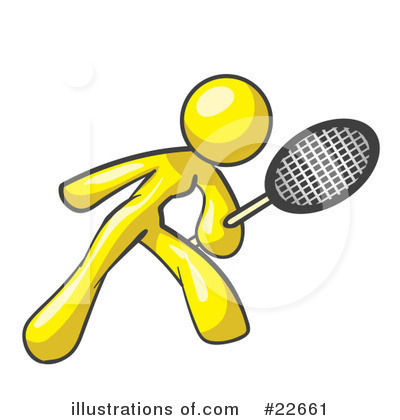 Tennis Clipart #22661 by Leo Blanchette