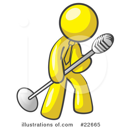 Royalty-Free (RF) Yellow Collection Clipart Illustration by Leo Blanchette - Stock Sample #22665