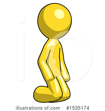 Royalty-Free (RF) Yellow Design Mascot Clipart Illustration by Leo Blanchette - Stock Sample #1535174