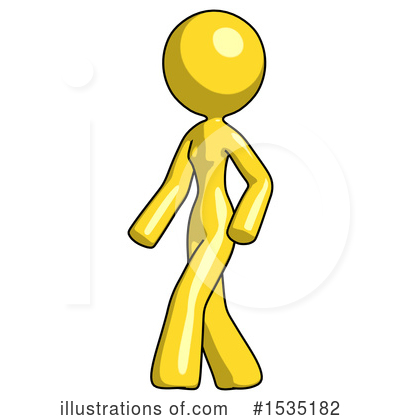 Royalty-Free (RF) Yellow Design Mascot Clipart Illustration by Leo Blanchette - Stock Sample #1535182