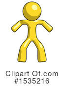 Yellow Design Mascot Clipart #1535216 by Leo Blanchette