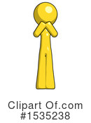 Yellow Design Mascot Clipart #1535238 by Leo Blanchette