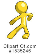 Yellow Design Mascot Clipart #1535246 by Leo Blanchette