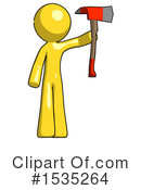 Yellow Design Mascot Clipart #1535264 by Leo Blanchette