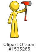 Yellow Design Mascot Clipart #1535265 by Leo Blanchette