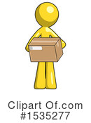 Yellow Design Mascot Clipart #1535277 by Leo Blanchette