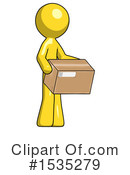 Yellow Design Mascot Clipart #1535279 by Leo Blanchette