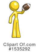 Yellow Design Mascot Clipart #1535292 by Leo Blanchette