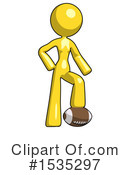 Yellow Design Mascot Clipart #1535297 by Leo Blanchette