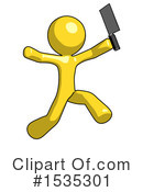 Yellow Design Mascot Clipart #1535301 by Leo Blanchette