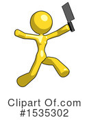 Yellow Design Mascot Clipart #1535302 by Leo Blanchette