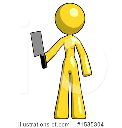 Royalty-Free (RF) Yellow Design Mascot Clipart Illustration by Leo Blanchette - Stock Sample #1535304