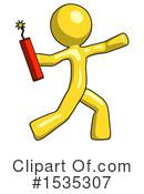 Yellow Design Mascot Clipart #1535307 by Leo Blanchette