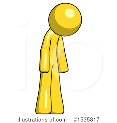 Royalty-Free (RF) Yellow Design Mascot Clipart Illustration by Leo Blanchette - Stock Sample #1535317