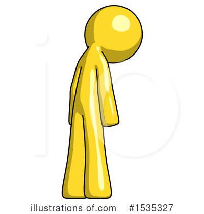 Royalty-Free (RF) Yellow Design Mascot Clipart Illustration by Leo Blanchette - Stock Sample #1535327