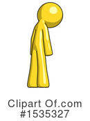 Yellow Design Mascot Clipart #1535327 by Leo Blanchette