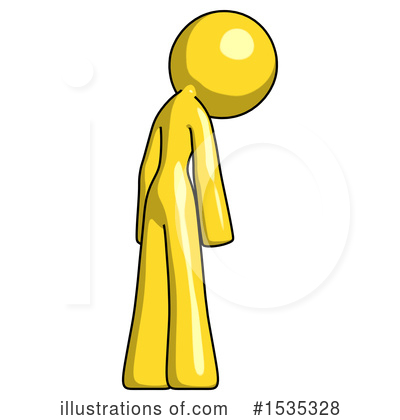 Royalty-Free (RF) Yellow Design Mascot Clipart Illustration by Leo Blanchette - Stock Sample #1535328