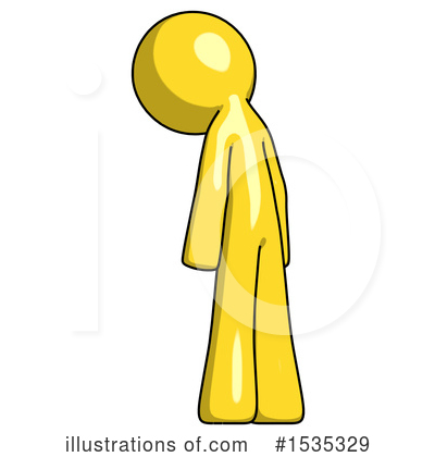 Royalty-Free (RF) Yellow Design Mascot Clipart Illustration by Leo Blanchette - Stock Sample #1535329