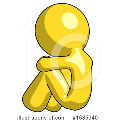 Royalty-Free (RF) Yellow Design Mascot Clipart Illustration by Leo Blanchette - Stock Sample #1535340