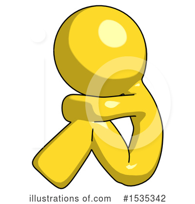 Royalty-Free (RF) Yellow Design Mascot Clipart Illustration by Leo Blanchette - Stock Sample #1535342