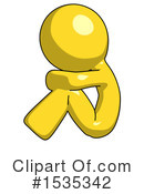 Yellow Design Mascot Clipart #1535342 by Leo Blanchette