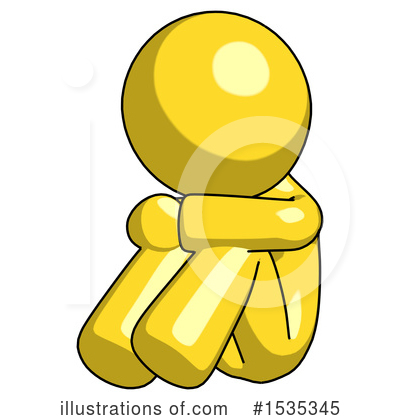 Royalty-Free (RF) Yellow Design Mascot Clipart Illustration by Leo Blanchette - Stock Sample #1535345