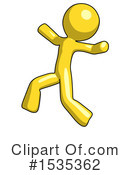 Yellow Design Mascot Clipart #1535362 by Leo Blanchette
