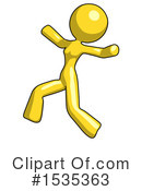Yellow Design Mascot Clipart #1535363 by Leo Blanchette