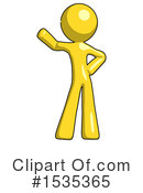 Yellow Design Mascot Clipart #1535365 by Leo Blanchette
