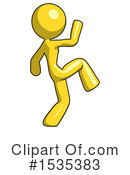 Yellow Design Mascot Clipart #1535383 by Leo Blanchette