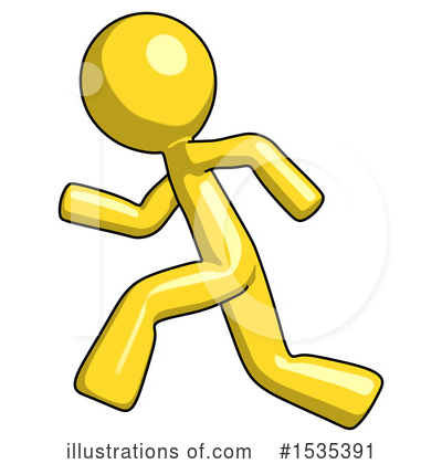 Royalty-Free (RF) Yellow Design Mascot Clipart Illustration by Leo Blanchette - Stock Sample #1535391