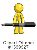 Yellow Design Mascot Clipart #1539327 by Leo Blanchette
