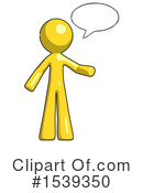 Yellow Design Mascot Clipart #1539350 by Leo Blanchette