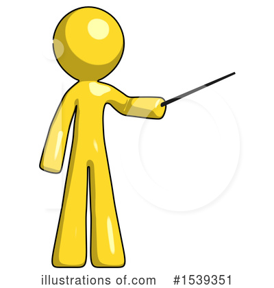 Royalty-Free (RF) Yellow Design Mascot Clipart Illustration by Leo Blanchette - Stock Sample #1539351