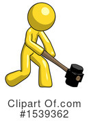 Yellow Design Mascot Clipart #1539362 by Leo Blanchette