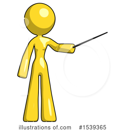 Royalty-Free (RF) Yellow Design Mascot Clipart Illustration by Leo Blanchette - Stock Sample #1539365