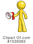 Yellow Design Mascot Clipart #1539383 by Leo Blanchette