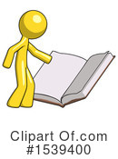 Yellow Design Mascot Clipart #1539400 by Leo Blanchette