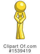 Yellow Design Mascot Clipart #1539419 by Leo Blanchette