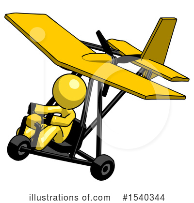 Royalty-Free (RF) Yellow  Design Mascot Clipart Illustration by Leo Blanchette - Stock Sample #1540344