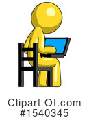 Yellow  Design Mascot Clipart #1540345 by Leo Blanchette