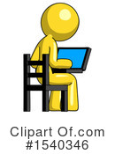 Yellow  Design Mascot Clipart #1540346 by Leo Blanchette