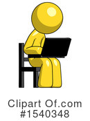 Yellow  Design Mascot Clipart #1540348 by Leo Blanchette