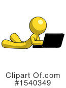 Yellow  Design Mascot Clipart #1540349 by Leo Blanchette