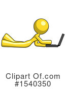 Yellow  Design Mascot Clipart #1540350 by Leo Blanchette