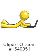 Yellow  Design Mascot Clipart #1540351 by Leo Blanchette