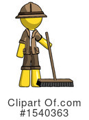Yellow  Design Mascot Clipart #1540363 by Leo Blanchette
