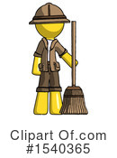 Yellow  Design Mascot Clipart #1540365 by Leo Blanchette