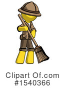 Yellow  Design Mascot Clipart #1540366 by Leo Blanchette